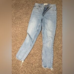 Abercrombie & Fitch Classic Blue Straight Leg Jeans